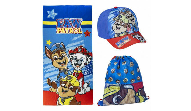 Beach Towel The Paw Patrol Blue 27 x 33 x 7 cm 3 Pieces