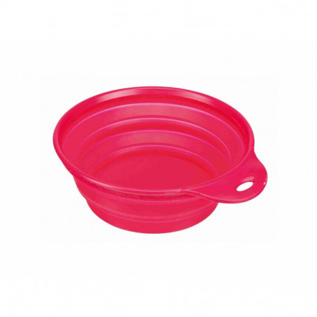 Folding Pet Bowl Trixie Travel Silicone 1 L Green