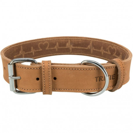 Koera kaelarihm Trixie Heartbeat Pruun L/XL 55-65 cm