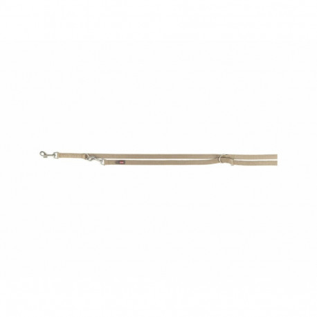 Adjustable dog leash Trixie Premium Sand M/L