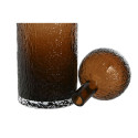 Vase Home ESPRIT Brown Crystal Modern 12,5 X 12,5 X 50,5 cm Vase Home ESPRIT Brown Crystal Modern 12,5 X 12,5 X 50,5 cm