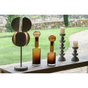 Vase Home ESPRIT Brown Crystal Modern 12,5 X 12,5 X 50,5 cm Vase Home ESPRIT Brown Crystal Modern 12,5 X 12,5 X 50,5 cm