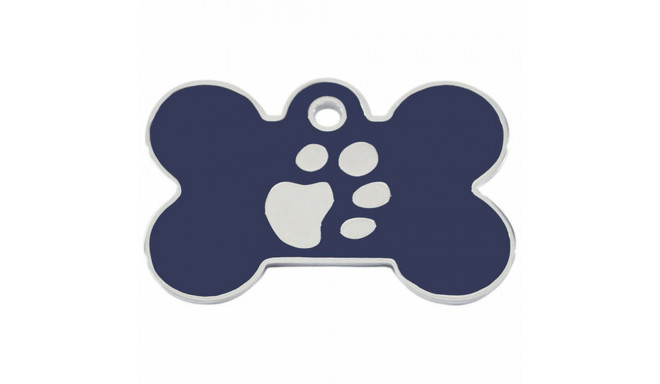 Identification plate Imarc Bone Blue Silver