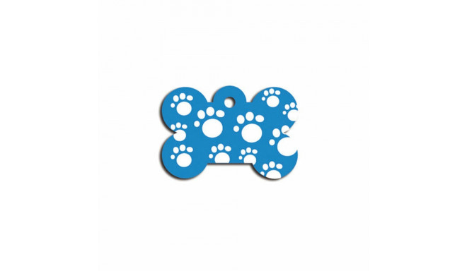 Identification plate for collar Imarc Bone Blue