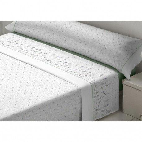 Bedding set Tejidos Reina Nicola White Green Super king