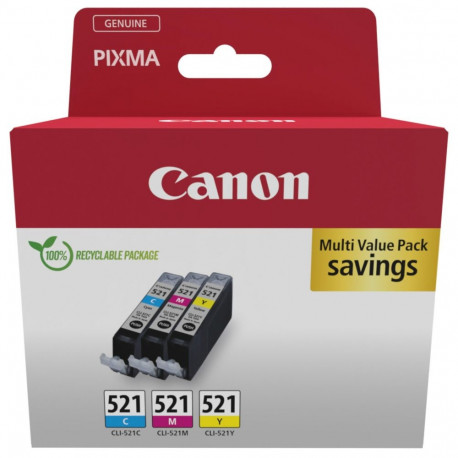 Canon CANON CLI-521 Ink Cartridge Multipack