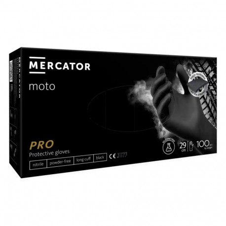 mercator moto mustad nitriilkindad suurus xxl 100tk