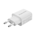 Kruger&Matz GaN dual USB laadija Power Delivery ja Quick Charge funktsiooniga