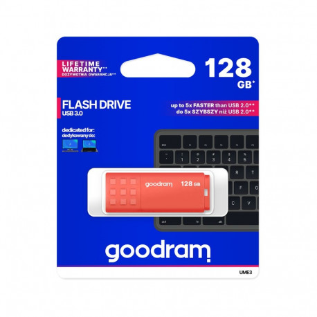Goodram USB 3.2 128GB oranž mälupulk