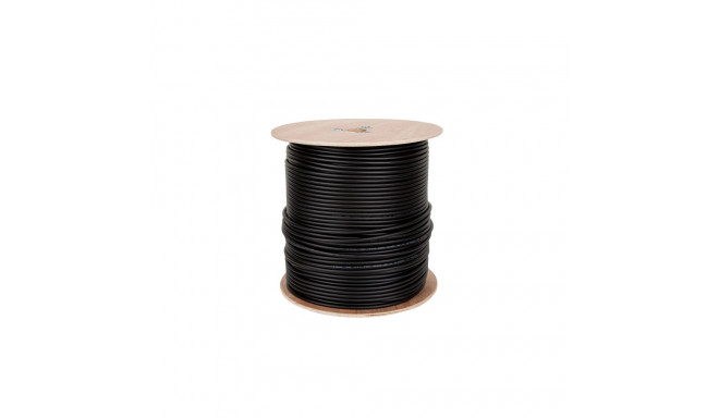 Kabel koncentryczny F690 BV+ŻEL CZARNY 305m