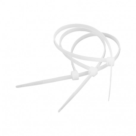 Opaska zaciskowa 4,8 mm/30 cm valge Cabletech 50 tk