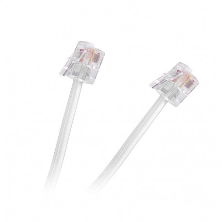 Kabel telefon.abonencki 20m biały (10 tk.)