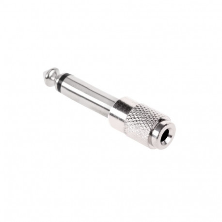 Jack-pistik 6.3/3.5 mono-metal (25tk)