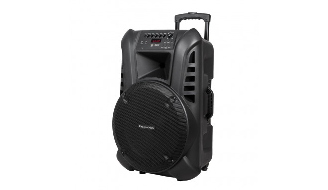 Aktiivne kõlar (2 UHF juhtmevaba mikrofoniga, SD, Bluetooth, FM, USB) 60 W