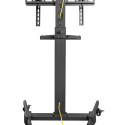 Mobiilne TV hoidik - alus riiuliga