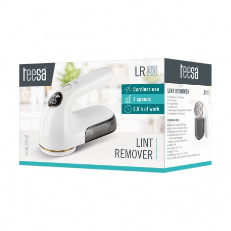 Juhtmevaba riidepuhastaja LR30 LED, 3 kiirust, 6 tera