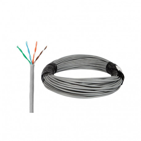 21-435# 4x2 utp kategooria 5e cu traat 50m sertifitseeritud kaabel