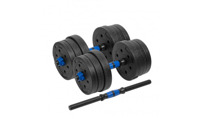Reguleeritavad bituumenhantlid ühenduslüliga 2x10kg REBEL ACTIVE