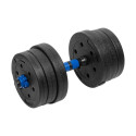 Reguleeritavad bituumenhantlid ühenduslüliga 2x10kg REBEL ACTIVE