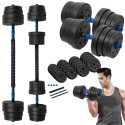 Reguleeritavad bituumenhantlid ühenduslüliga 2x15kg REBEL ACTIVE