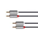 Kabel 2RCA-2RCA 3m Kruger&Matz Basic