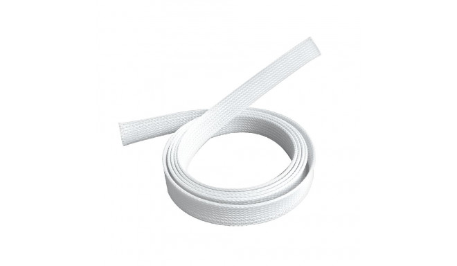 Valge polüesterkaabel AV-kaablitele 1m/40mm