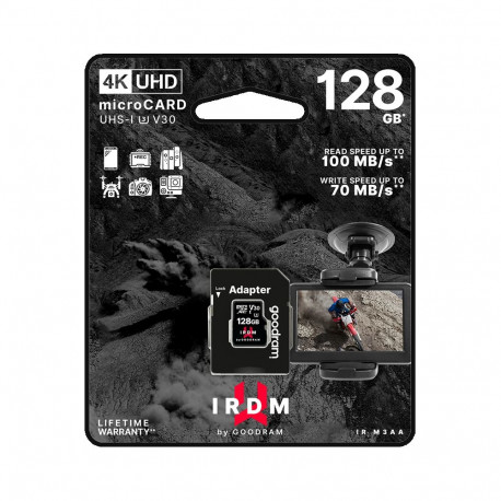 Karta pamięci microSD 128 GB UHS-I U3 Goodram z adapterem