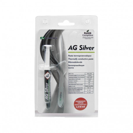 Pasta termoprzewodząca Silver 3g AG AGT-107 (5 tk.)