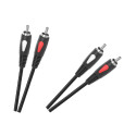 Kaabel 2RCA-2RCA 0,5m Cabletech Eco-Line