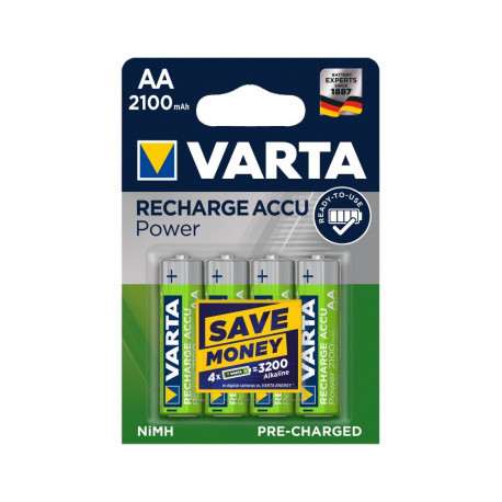 VARTA AA 2100mAh 4 tk/bl akupatarei