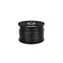 KAB0605A Stereo mikrofonikaabel 6mm must (rull 100m)