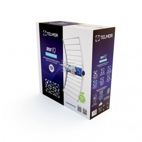 Antena TV DVB-T/T2 ASR IQ 5G 700 kaitstud 2023 öko Telkom Telmor (ilma toiteplokita)