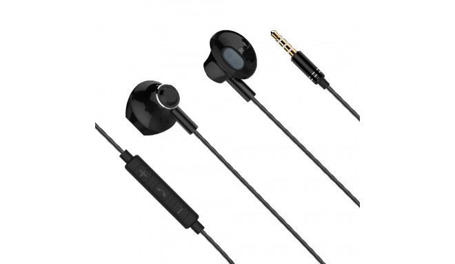 Słuchawki douszne z mikrofonem Kruger&Matz B2 czarne