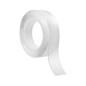 Kahepoolne nano korduvkasutatav montaažiteip REBEL (2 mm x 30 mm x 3 m) läbipaistev