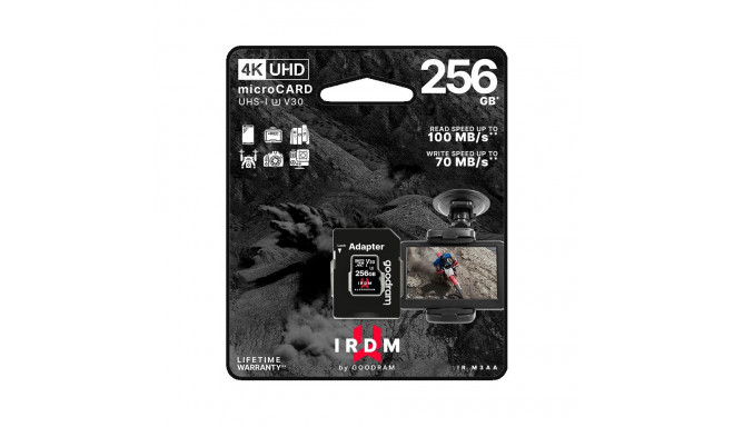 Karta pamięci microSD 256 GB UHS-I U3 Goodram z adapterem