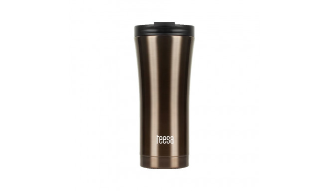 Kubek termiczny TEESA 500ml dark brown