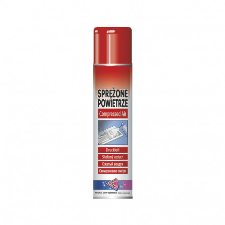 Sprężone powietrze 600ml.-palne MICROCHIP ART.017