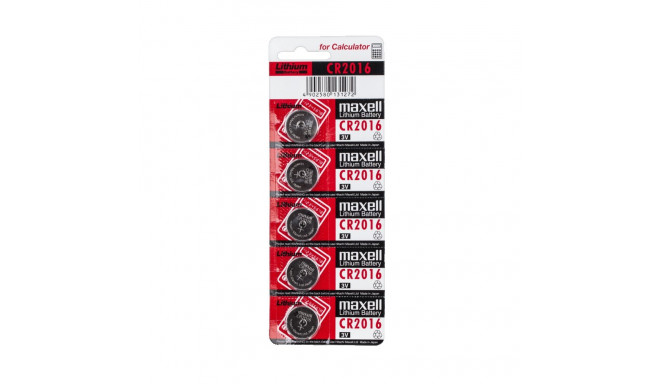 Bateria MAXELL CR2016 5szt./blist.