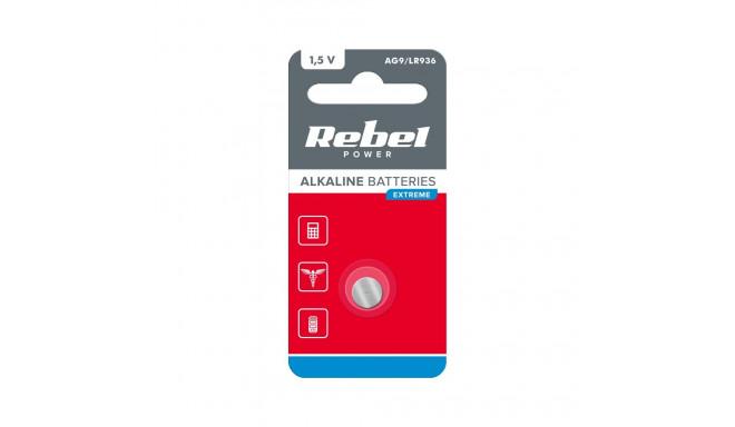 Patarei REBEL EXTREME AG9 1tk/blister.