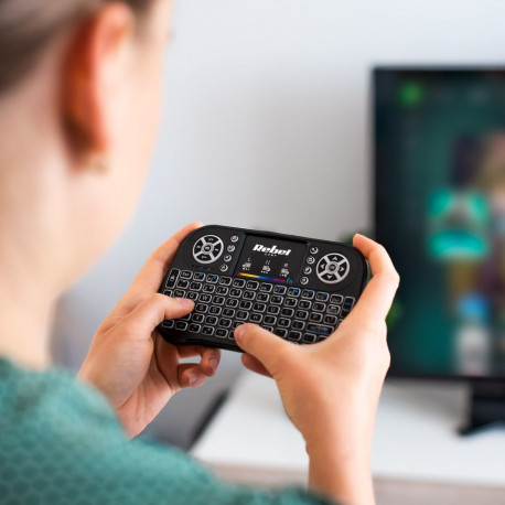 juhtmevaba klaviatuur Rebel Mini Q5 Smart TV BOX