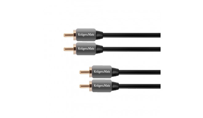 Kaabel 2RCA-2RCA 1.8m Kruger&Matz