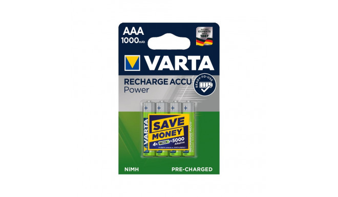 VARTA AAA 1000mAh 4 tk/bl akupatarei