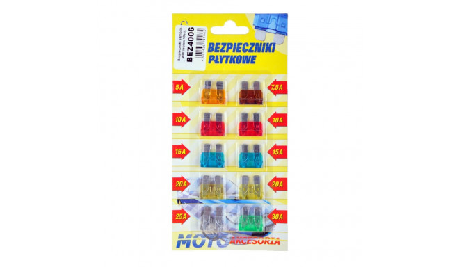 Autokaitsmed MIDI komplekt 10tk.-blister