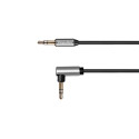 Kaabel jack 3.5 nurgaga - jack 3.5 sirge vedru 1.8m Kruger&Matz Basic