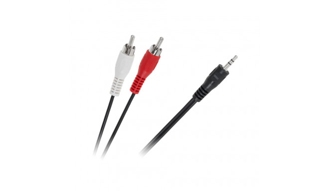 Kabel JACK 3,5–2 x RCA 1,5 m kaabel