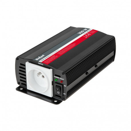 Inverter REBEL 12V/230V 300W (E-tüüpi pistik: Poola, Prantsuse)