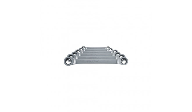Gedore Red double ring ratchet wrench set 6 pieces - SW8-19mm 3300898