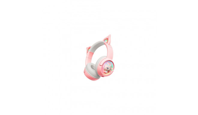 Onikuma B5 RGB Cat Ear Pink