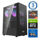 INTOP AQUA Ryzen 5 7600X 16GB DDR5 1TB SSD M.2 NVME+2TB RTX4060 8GB no-OS