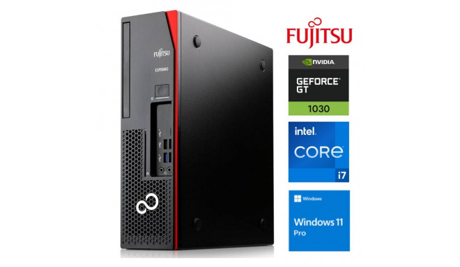 Fujitsu D738 SFF i7-9700 32GB 1TB SSD M.2 NVME GT1030 2GB WIN11Pro
